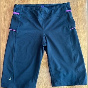 Black Athleta Large Bike Shorts